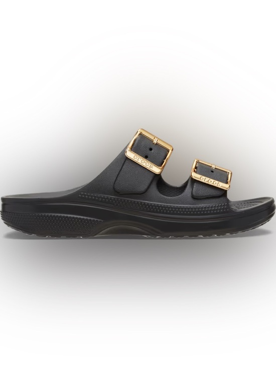 CROCS Metallic Buckle Saturday Sandal NWT - Picture 4 of 4